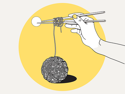 Ramen club 🍜 hand health illustration noodle sticks ramen vector