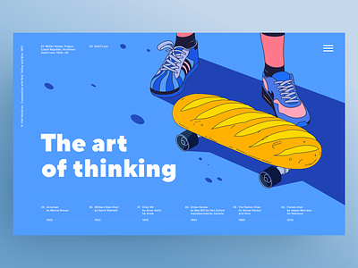 👨‍🎨The art of thinking 🙏🏼 adidas bread illustration legs man nike skateboard sneakers socks vector web websites