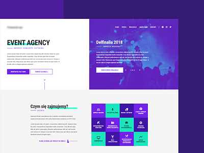Landing Page - Event Agency agency event event agency landing landing page one page page ui