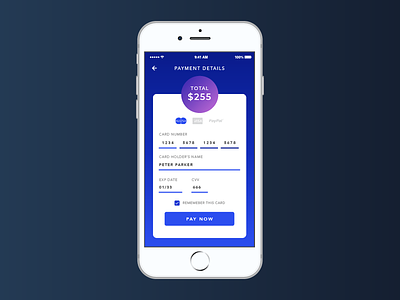 Daily UI #002 app checkout dailyui002 mobile payment screens ui ux