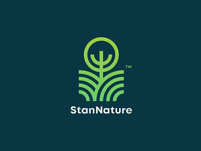 Logo Design for the StanNature 🌳 brand identity branding eco ecofriendly ecology green green logo linelogo logo symbol logomark logotype nature logo tree logo