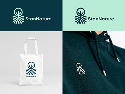 Design for StanNature brand 🌳 brand identity brand identity design branding branding design ecofriendly ecology linelogo logo logo symbol logomark logotype tree logo