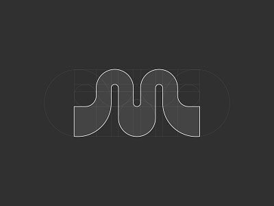 Letter M brand identity branding design letter logo logo grid logo symbol logo tutorial logomark m logo