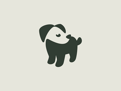 A cute dog logo.