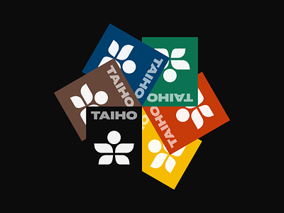 Logo design for the Taiho Karate School. brand identity brand identity design fight logo karate logo logo logo design logo symbol logomark