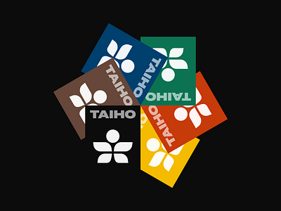 Logo design for the Taiho Karate School.