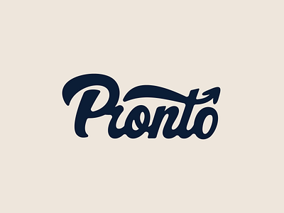 Logotype concept for the animation studio Pronto.