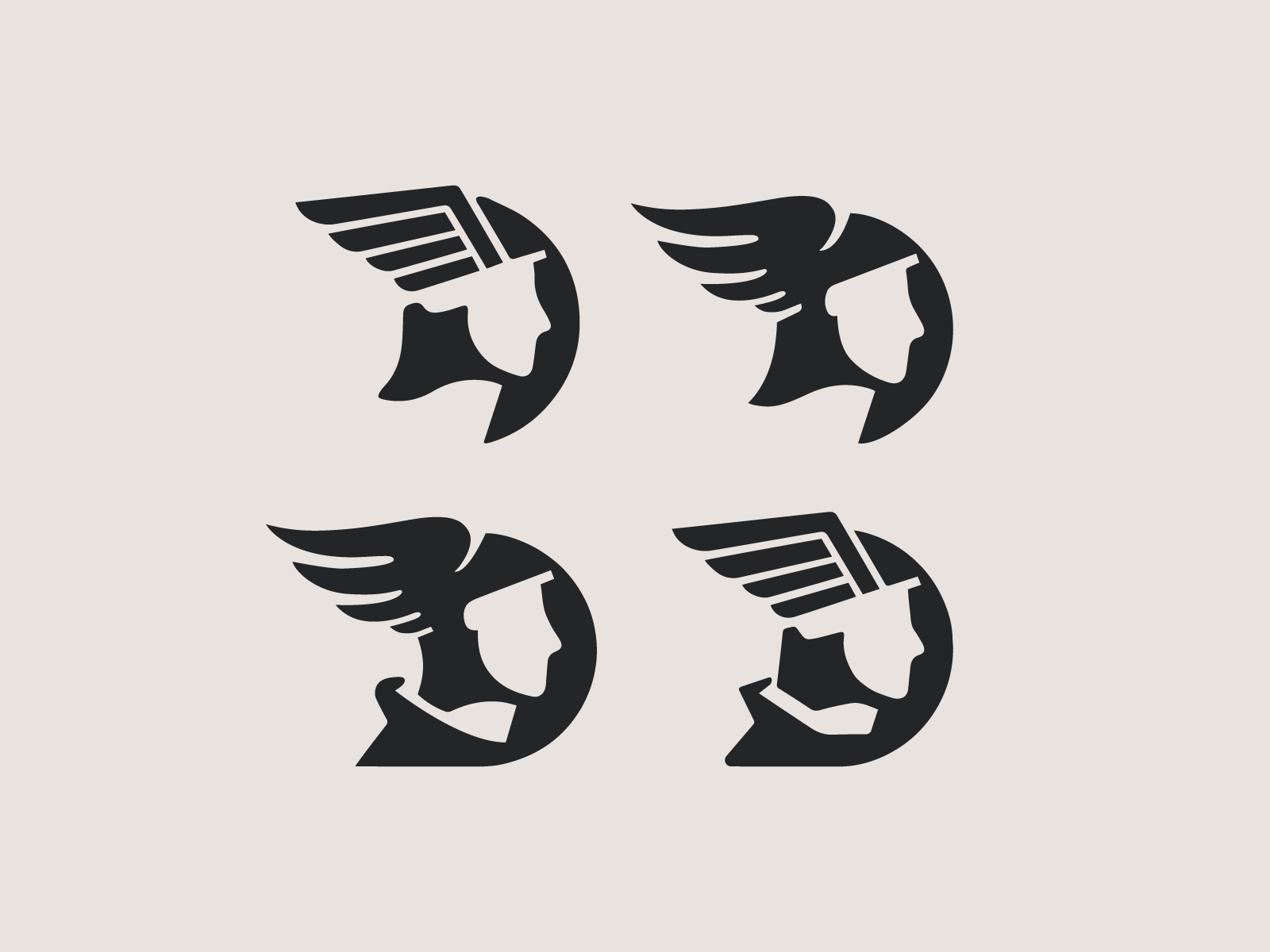 Hermes logo concepts. by Maxim Durbailov on Dribbble