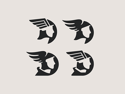 Hermes logo concepts.