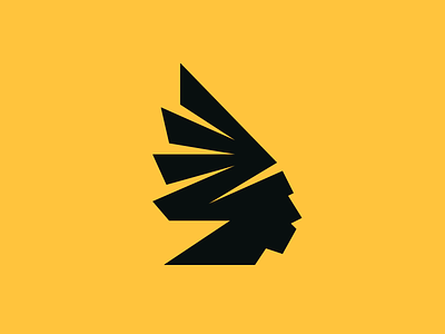 Native American logo mark.