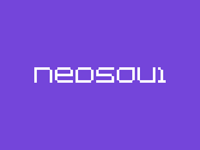 Logotype for Neosoul music studio. brand identity branding font logo graphic design letters logo logo symbol logotype music studio typography