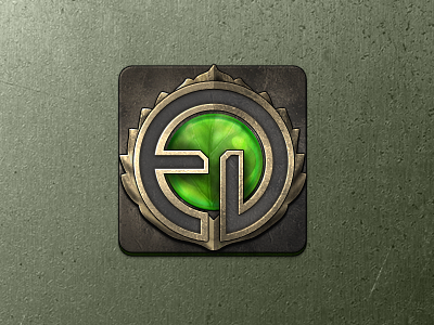 Evo 01 evo iron leaf live logo