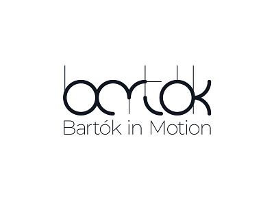 Bartók in Motion | title experiment #01 bartok bartokbela bartók branding circles composer design draft experiment experimentation hungarian hungary logo music title typography vector