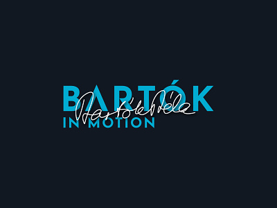 Bartók in Motion | title experiment #02 bartok bartokbela bartók draft experiment experimentation handlettering hungarian hungary logo music signo title typo typography