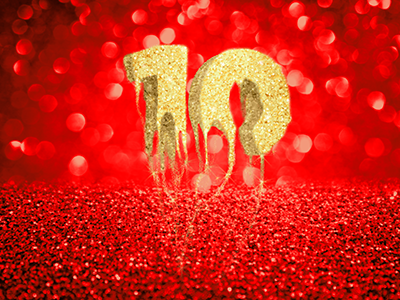 Golden 10 0 1 10 bokeh consuming digit drop fade gold golden melt number number one one red sand sparkling ten treasure zero