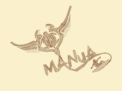 Manua bamboo bambou caledonia caledonie engraved gravé kanak kanaky manta ray surf turtle