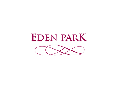 Eden Park arabesque baroque calm courbe curve eden floral graphic grid grille ligne lignes line lines logo osmose parc parco park zen