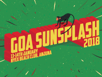 Goa Sunsplash festival music poster reggae