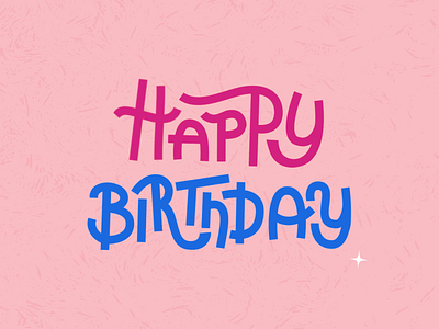 Happy Birthday birthday cake candle design flat happy birthday loop motion design typography