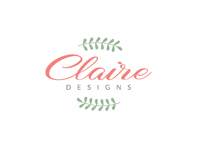 Personal Logo floral logo personal brand typography whimsical