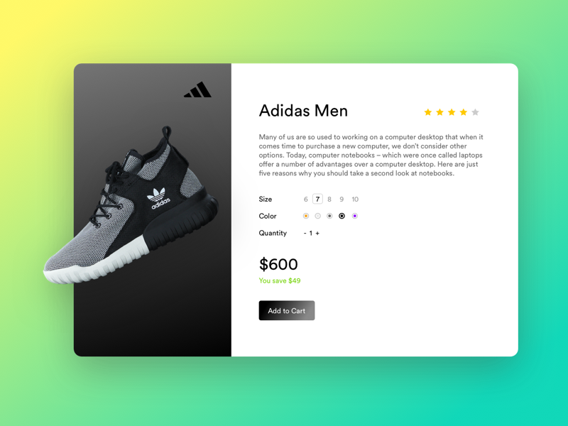 Concept Adidas site Design by Muruganantham C on Dribbble
