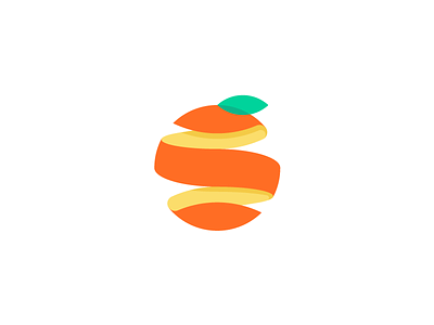 Citrus citrus fun logo orange peel reward