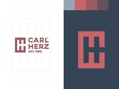 CH ch font geometry lettering lettermark logo luxury minimal monogram wordmark