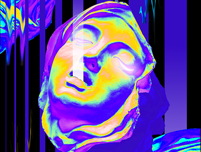 Mary's Ecstasy acid collage ecstasy glitchart illustration photoshop psychedelic vaporwave