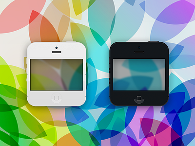 Flat iPhone 5 Themed Icons