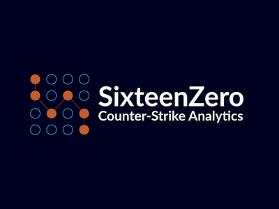 SixteenZero.net Logo and Glyph csgo esports glyph machine learning typography