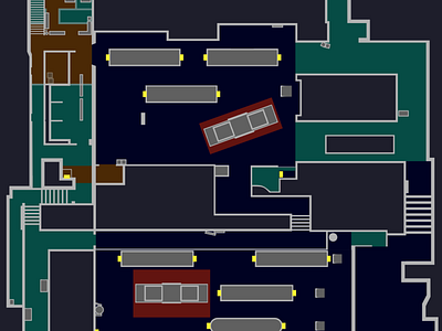 de_train CS:GO 2D Map 2d game illustration map ui