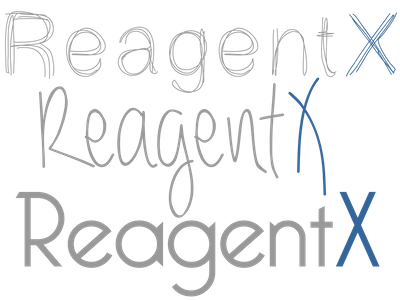 Handwritten Reagent X Web Header Logos