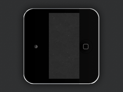 Black iPod Touch iOS Icon