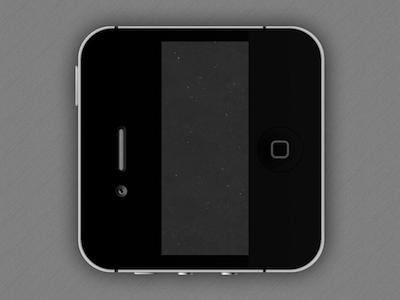 Black iPhone iOS Icon