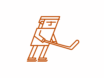 Philly Flyers animation gif hockey illustration monoline