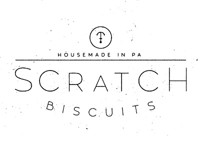Scratch Biscuits anchor biscuits grit logo restaurant southern type