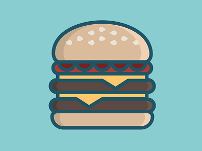 Hamburger 1.0 cheeseburger hamburger illustration vector