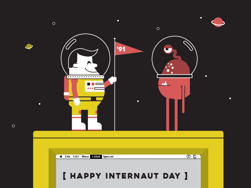 Internaut Day By Kelly Scheurich For VIA Studio On Dribbble