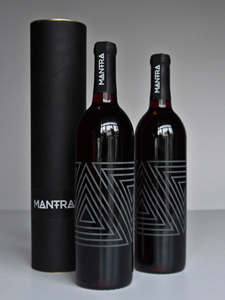 Mantra branding logo design packaging wine bottle