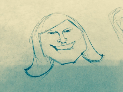 Woman Face Sketch