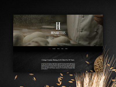 Bakery website concept