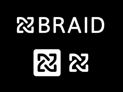 Braid Logo braid brandmark design system logo tech woven