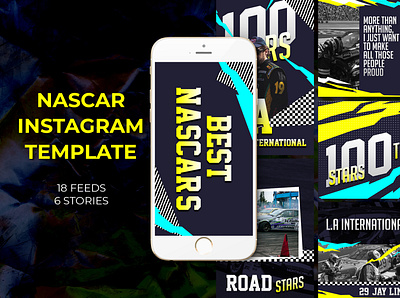 Nascar Full Package Instagram creative design instagram instagram banner instagram post instagram stories instagram template poster art socialmedia typography