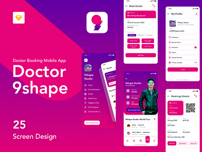 9shape Doctor Booking Apps IOS Ui Kit