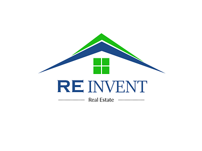 Reinvent 2 logo logo desgin real estate logo
