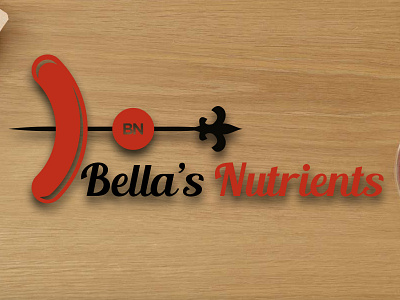 Bella's Nutrients branding food logo logo logo design