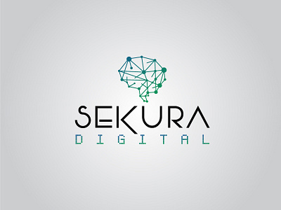 Sekura Digital branding logo design minimal