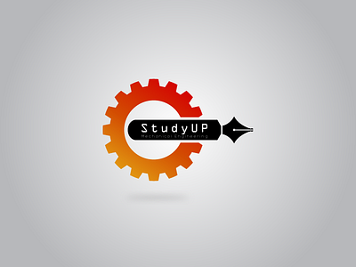 Study Up branding educational logo logo logo design mechanical engineering study