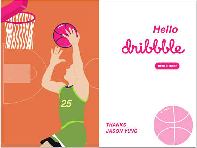 hello dribbble design illustration 插图 设计
