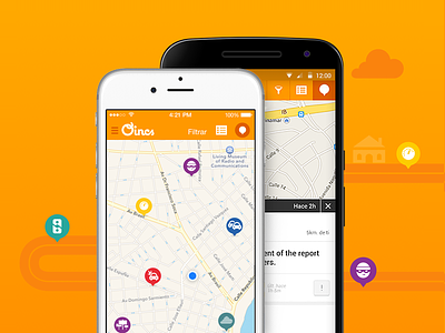 Oincs mobile app app map mobile oincs safe cities